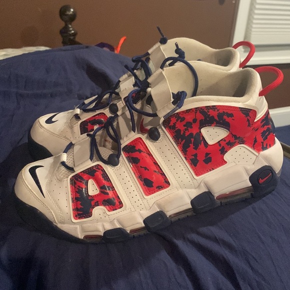Nike Uptempo Red white and blue - Picture 5 of 5